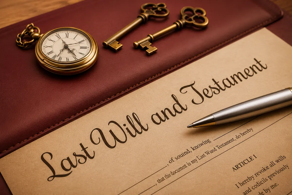 Wills and probate legal assistance